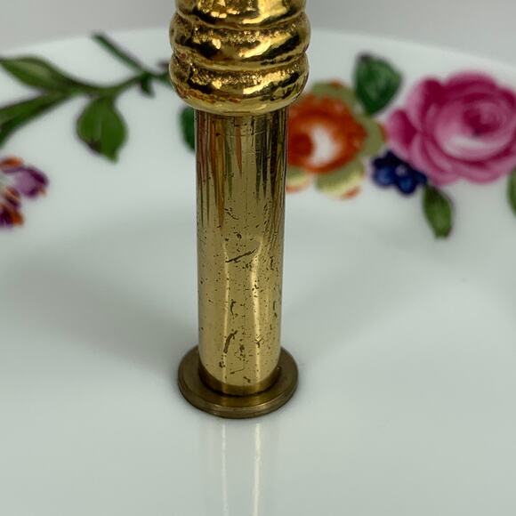 Porcelaine de Paris Tiered Flower Trimmed Porcelain Serving Plate - Picture 9 of 9